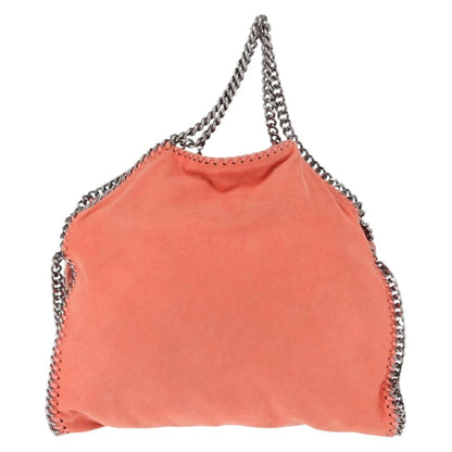 Stella McCartney Falabella Fold Over Crossbody Bag Suede, ORANGE, SUEDE, Crossbody bag