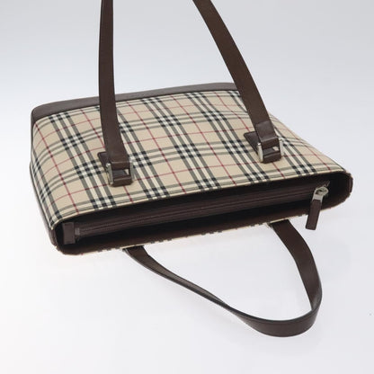 Burberry Nova Check Tote canvas check pattern, BEIGE, CANVAS, Tote bag