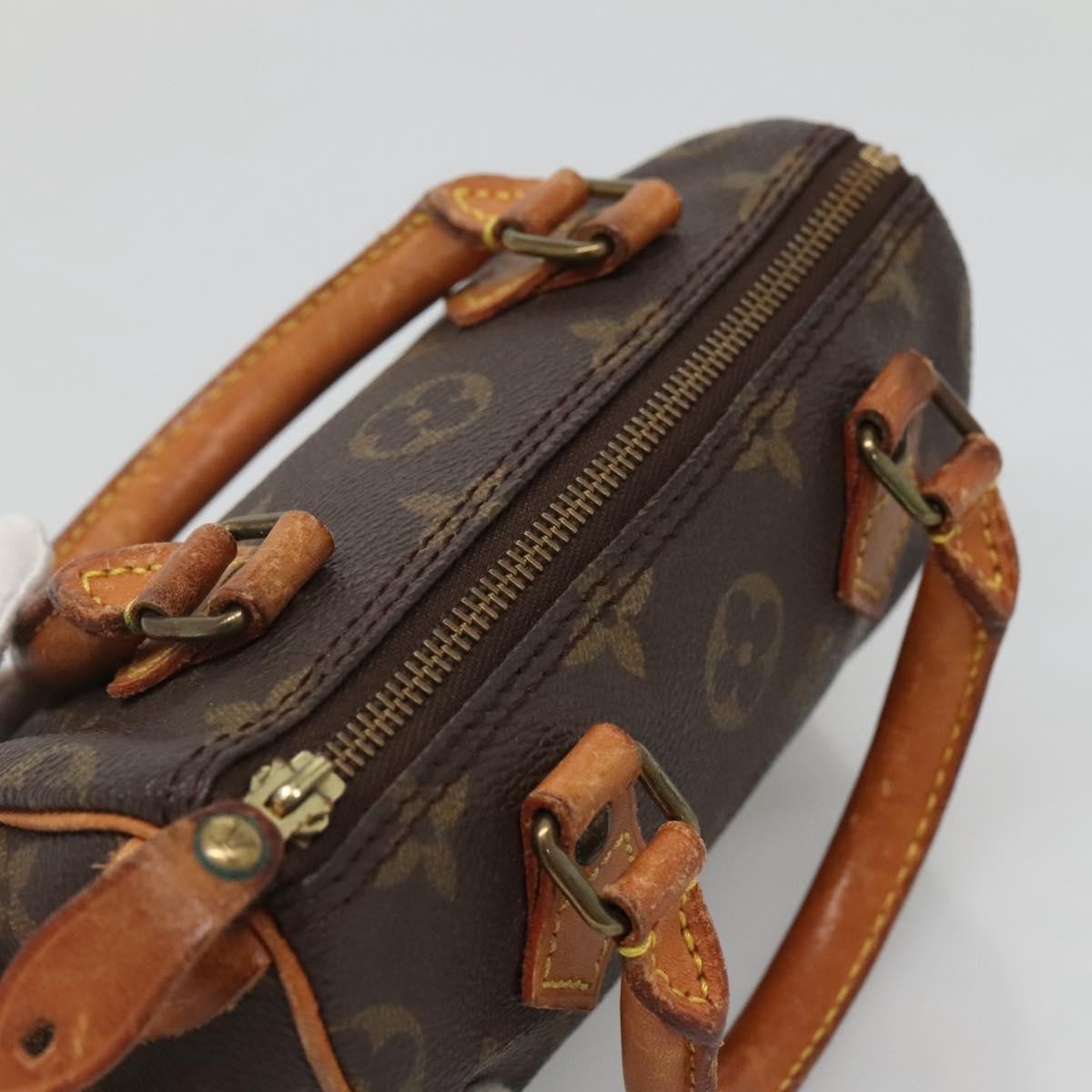 Louis Vuitton Speedy Mini HL Handbag Monogram Canvas, BROWN, CANVAS, Handbag