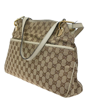 Gucci Eclipse Shoulder Bag GG Canvas, BROWN, CANVAS, Tote bag