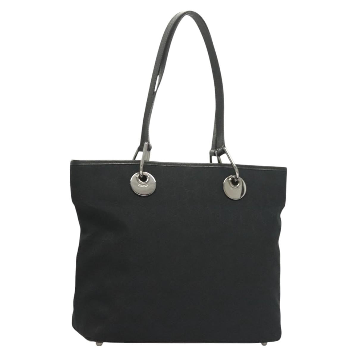 Gucci Eclipse Tote GG Canvas, BLACK, CANVAS, Tote bag