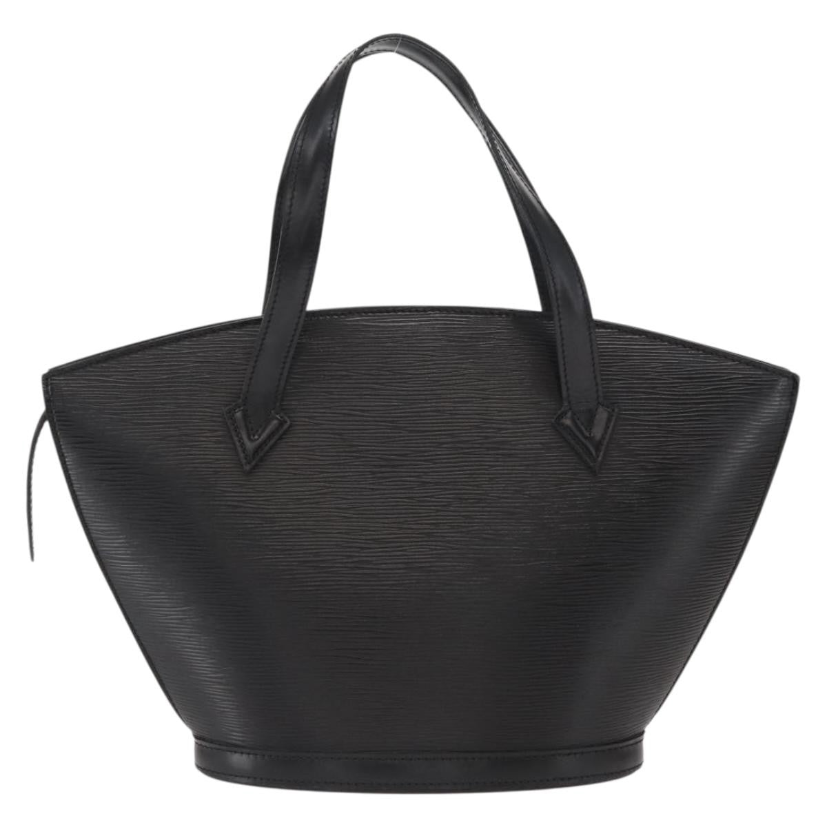 Louis Vuitton Saint Jacques Handbag Epi Leather, BLACK, LEATHER, Handbag