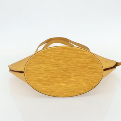 Louis Vuitton Saint Jacques Handbag Epi Leather, Yellow, Leather, Shoulder Bag