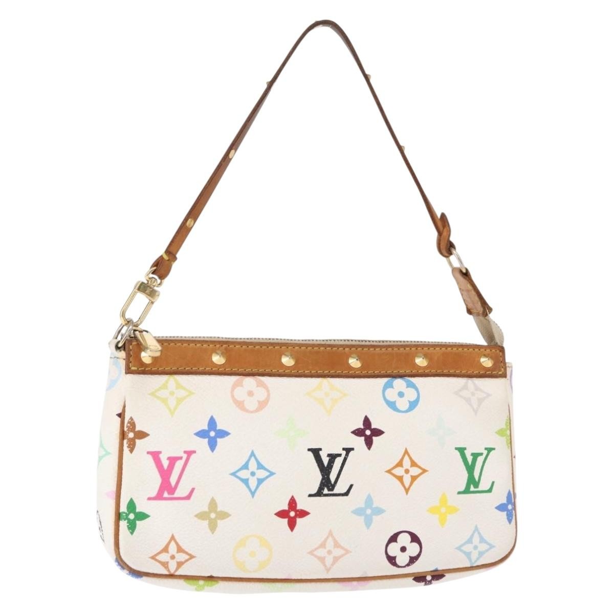 Louis Vuitton Pochette Accessoires Monogram Multicolor, MULTICOLOUR, CANVAS, Clutche & pouche