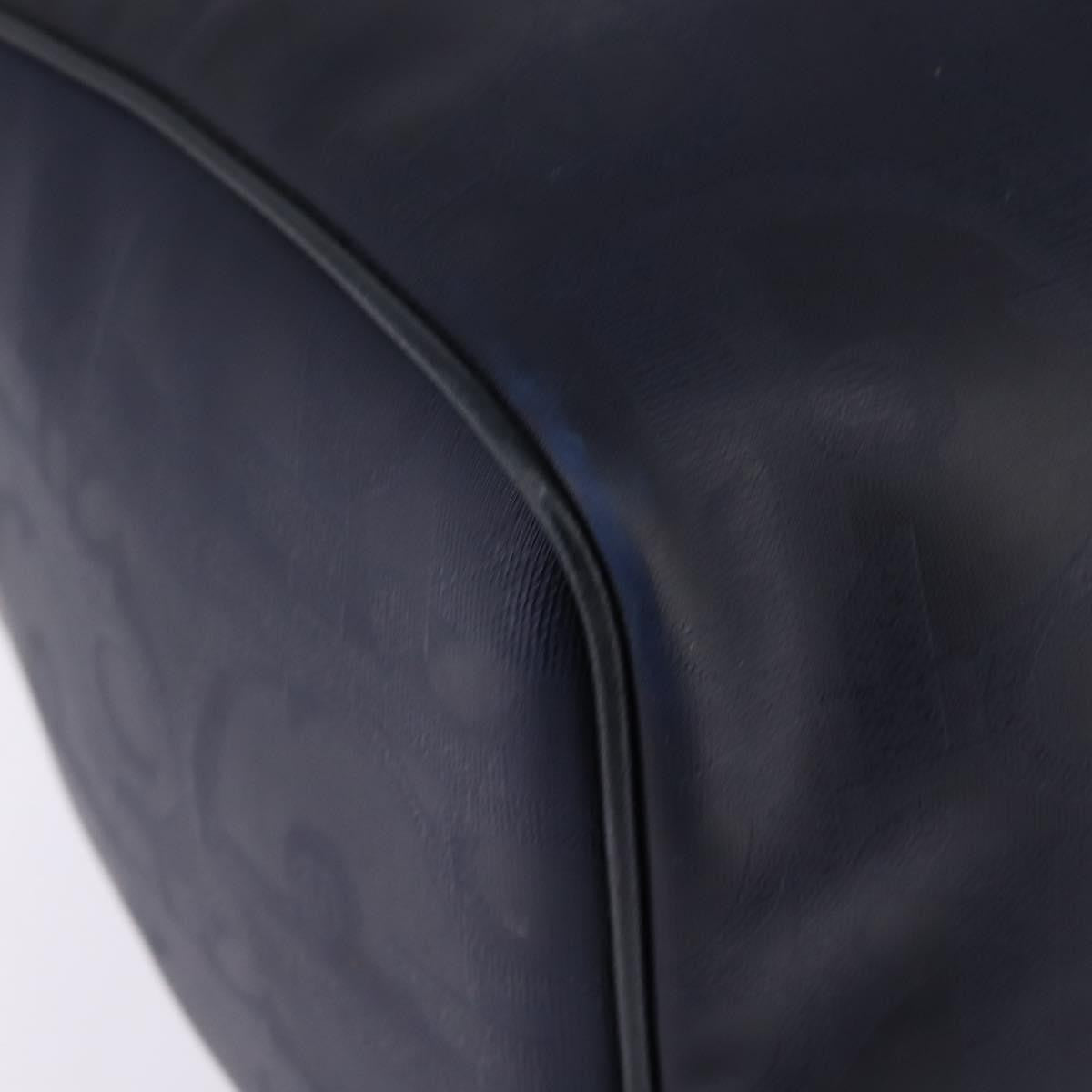 Christian Dior Lady Dior Boston Bag Canvas, NAVY, CANVAS, Travel bag