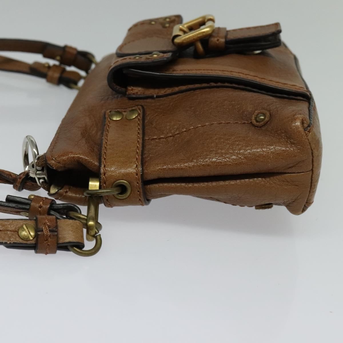 Chloe Vintage Tote bag Leather, BROWN, LEATHER, Shoulder bag