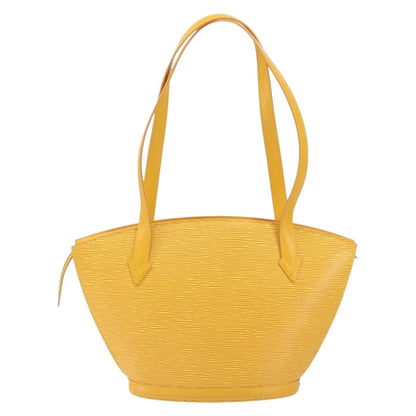 Louis Vuitton Saint Jacques Handbag Epi Leather, YELLOW, LEATHER, Shoulder bag
