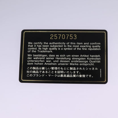 Chanel Vintage CC Dome Bag Leather, BLACK, LEATHER, Tote bag