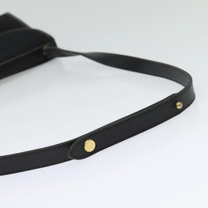 Christian Dior Vintage Trotter Flap Shoulder Bag Canvas, BLACK, CANVAS, Shoulder bag