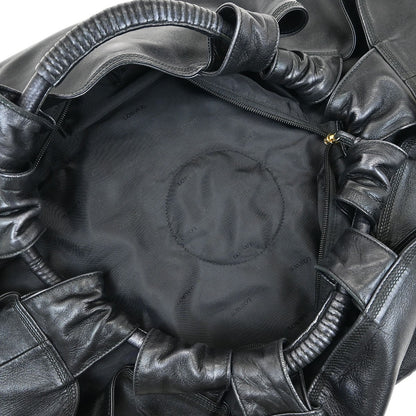 Loewe Anagram Logo Nappa Aire Hand Bag Leather, BLACK, LEATHER, Tote bag