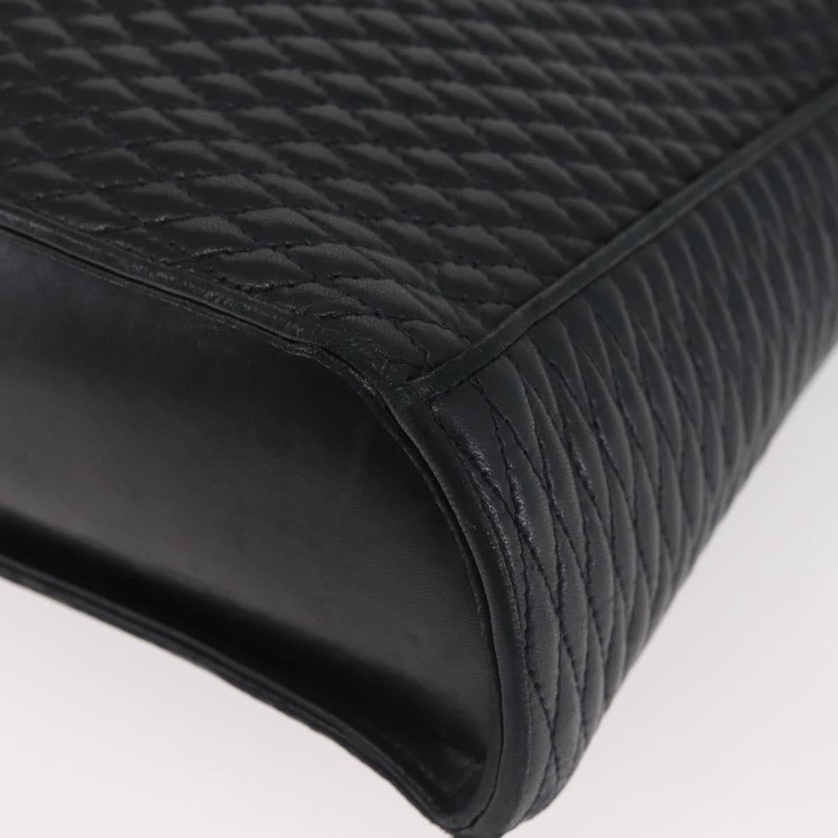 Bally Vintage Shoulder Bag Leather, NAVY, LEATHER, Shoulder bag