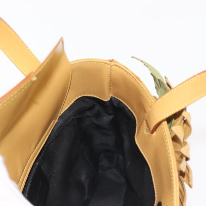 Salvatore Ferragamo Flower tote Canvas, YELLOW, CANVAS, Tote bag