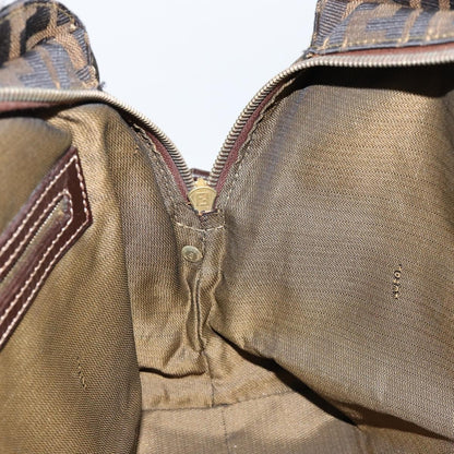 Fendi Vintage Convertible Satchel Zucca Canvas, BROWN, CANVAS, Handbag