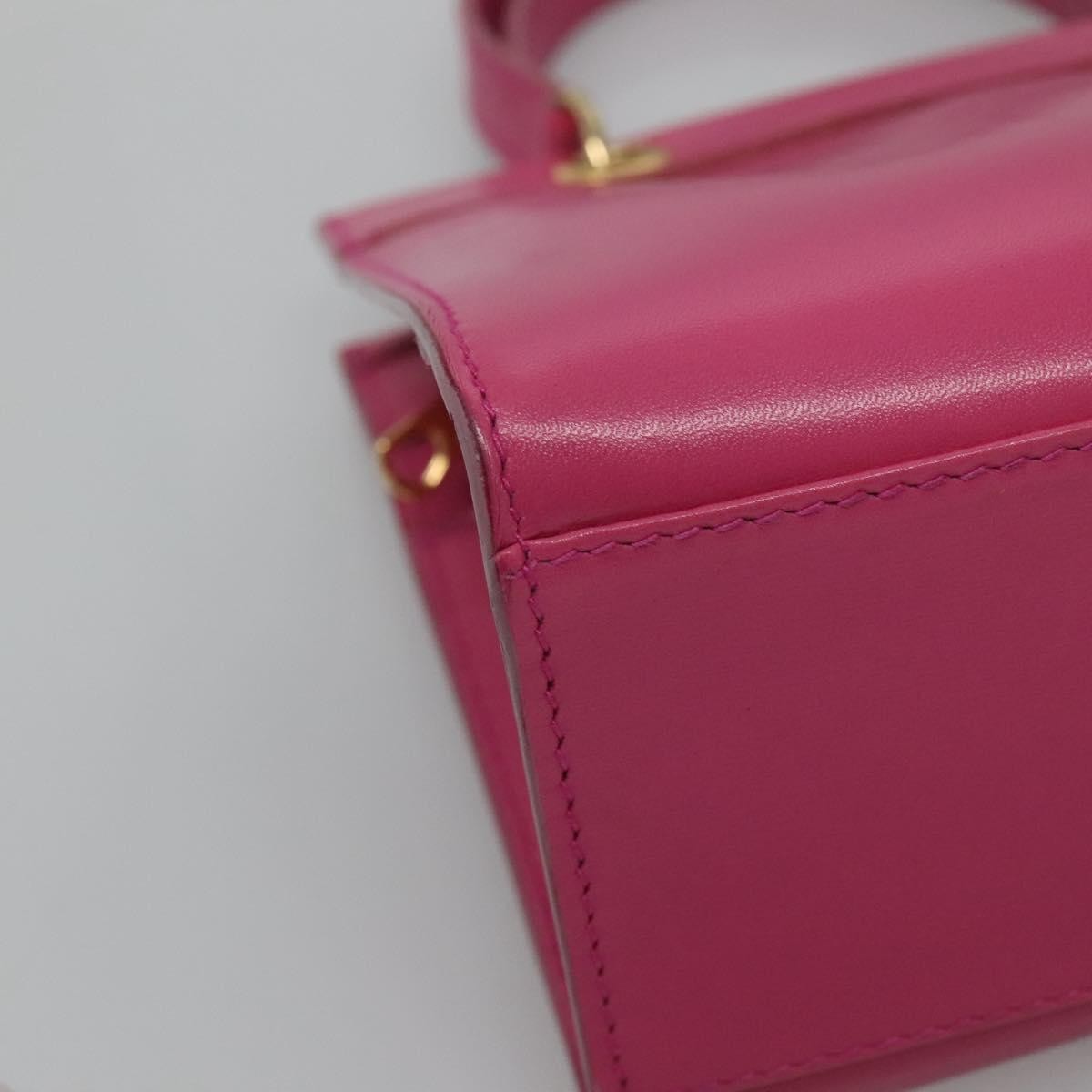 Celine Handbag Leather, PINK, LEATHER, Handbag