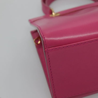 Celine Handbag Leather, PINK, LEATHER, Handbag