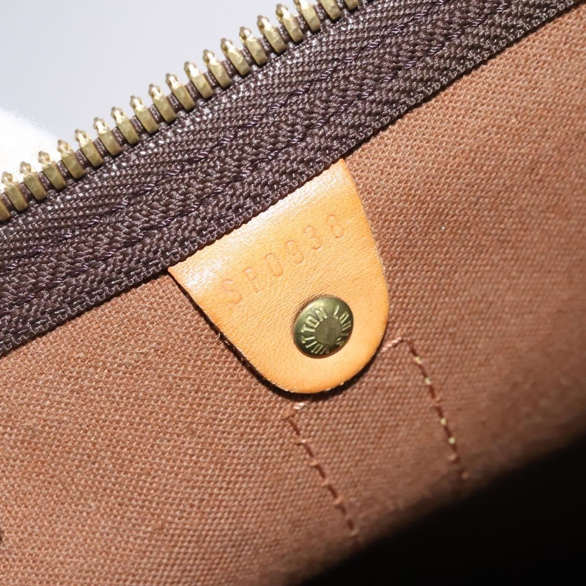 Louis Vuitton Keepall Bag Monogram Canvas, BROWN, CANVAS, Travel bag