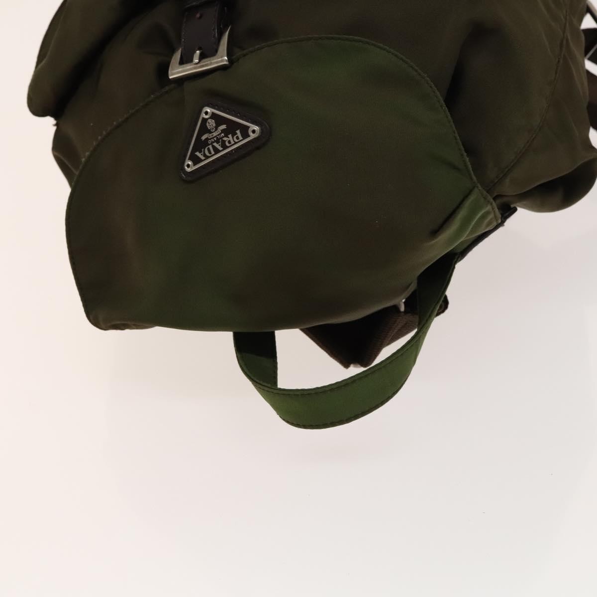 Prada Double Front Pocket Backpack Tessuto, KHAKI, NYLON, Backpack