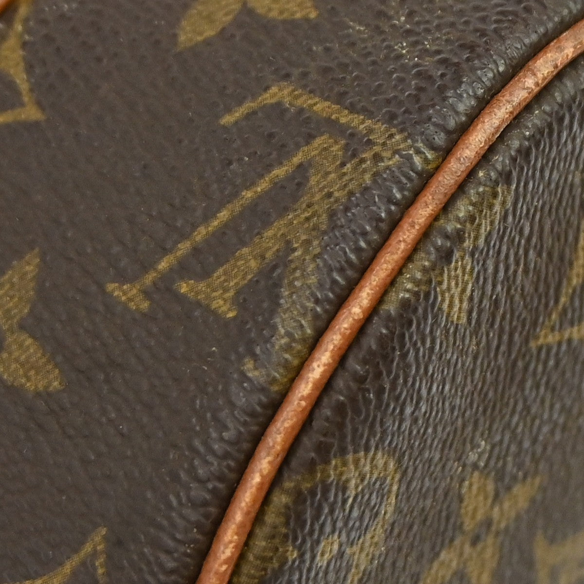 Louis Vuitton Papillon Handbag Monogram Canvas, Brown, Canvas, Handbag