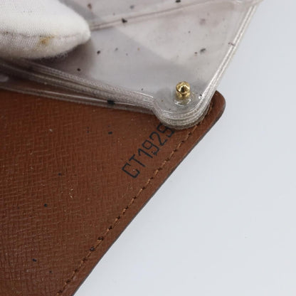 Louis Vuitton Porte Cartes Pression Card Case Monogram Canvas, BROWN, CANVAS, Card Holders