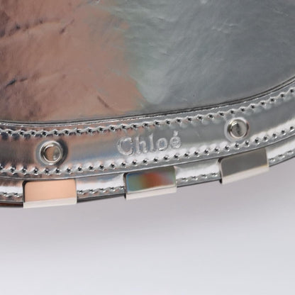 Chloe Nile Crossbody Bag Mirror Leather, BROWN, LEATHER, Crossbody bag