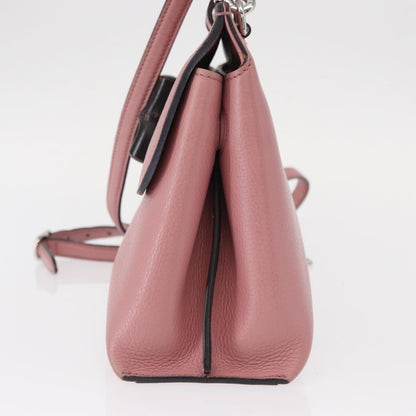 Gucci Bamboo Daily Top Handle Bag Leather, PINK, LEATHER, Handbag