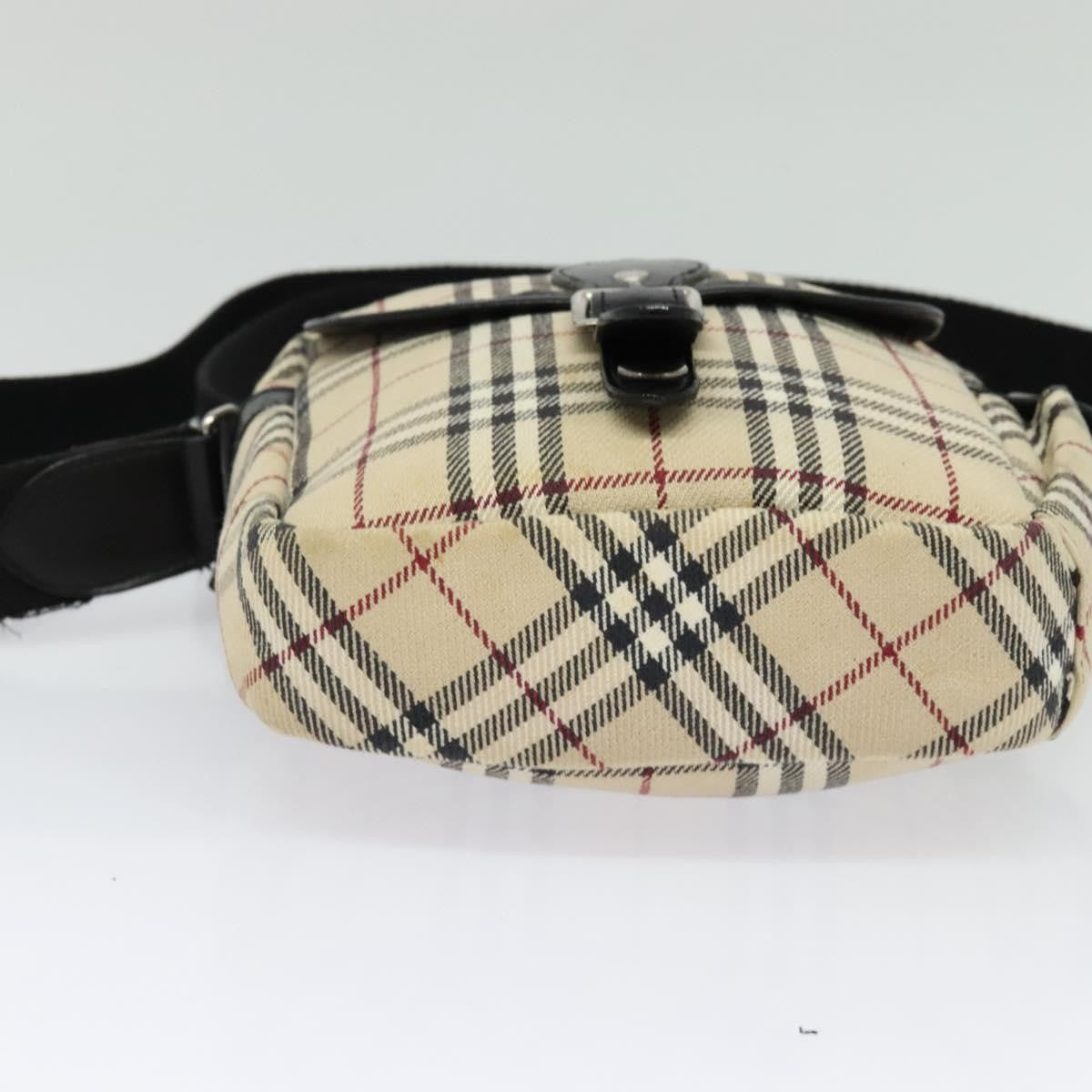 Burberry Nova Check Blue Label Canvas, BEIGE, CANVAS, Shoulder bag