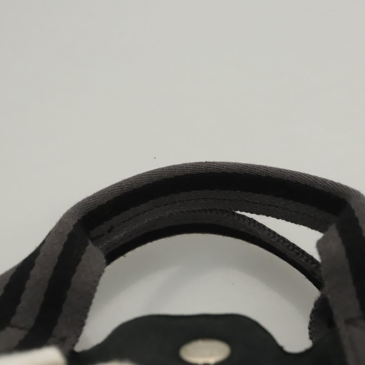 Hermes Fourre Tout Tote Canvas, BLACK, CANVAS, Tote bag