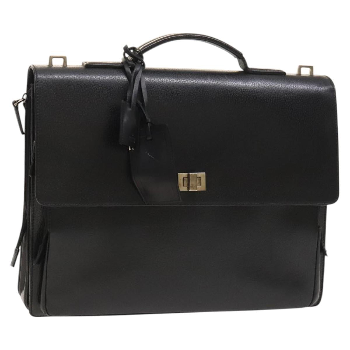 Gucci Briefcase Leather, BLACK, LEATHER, Briefcase