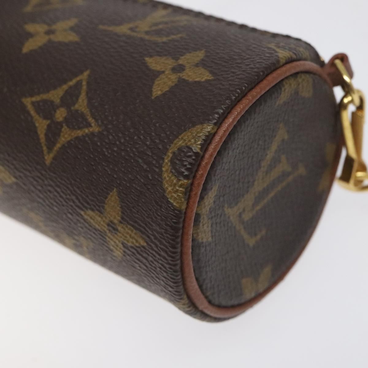 Louis Vuitton Papillon Pochette Monogram Canvas, BROWN, CANVAS, Handbag