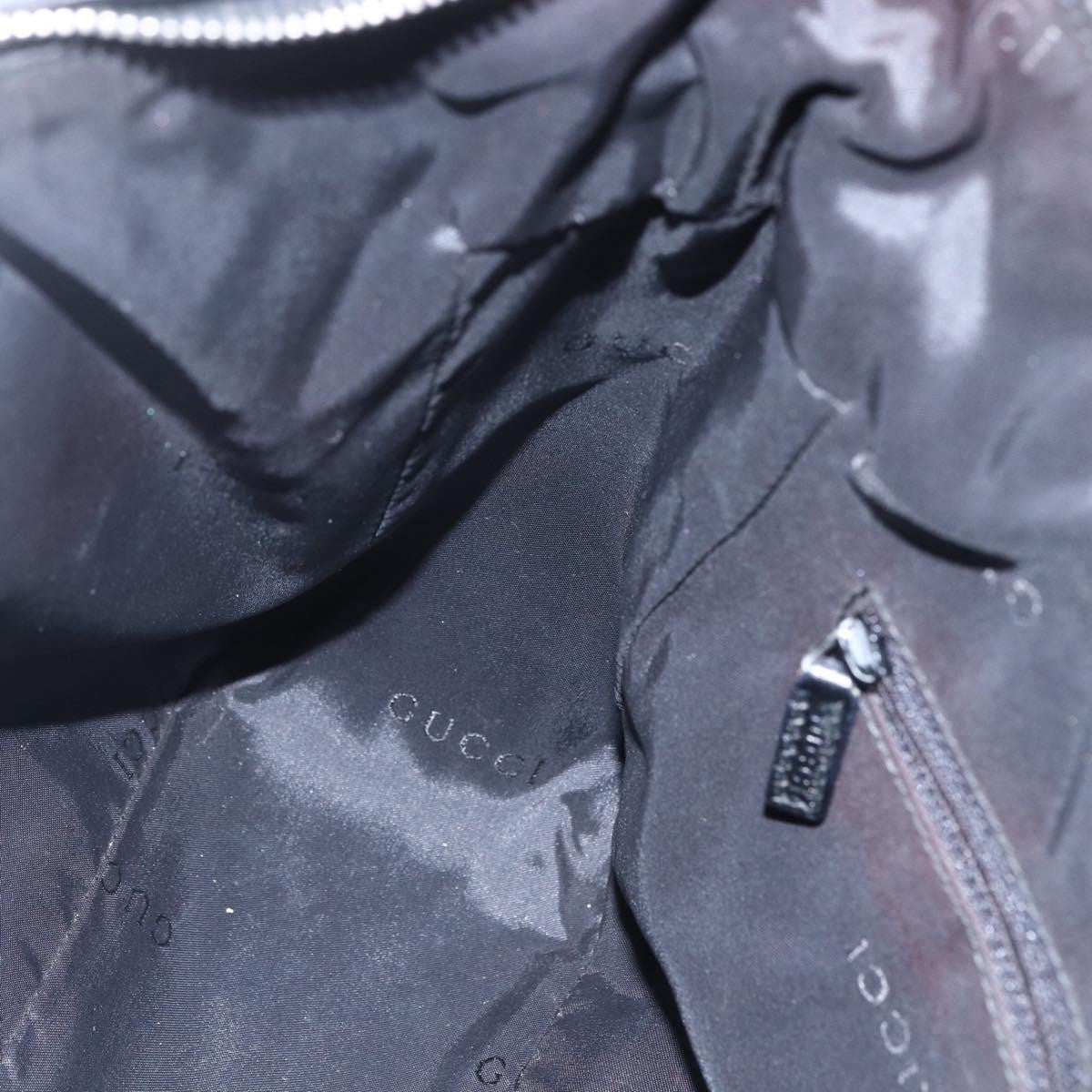 Gucci Zip Hobo Canvas, BLACK, CANVAS, Shoulder bag