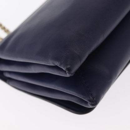 Valentino Garavani Va Va Voom Flap Shoulder Bag Leather, NAVY, LEATHER, Shoulder bag