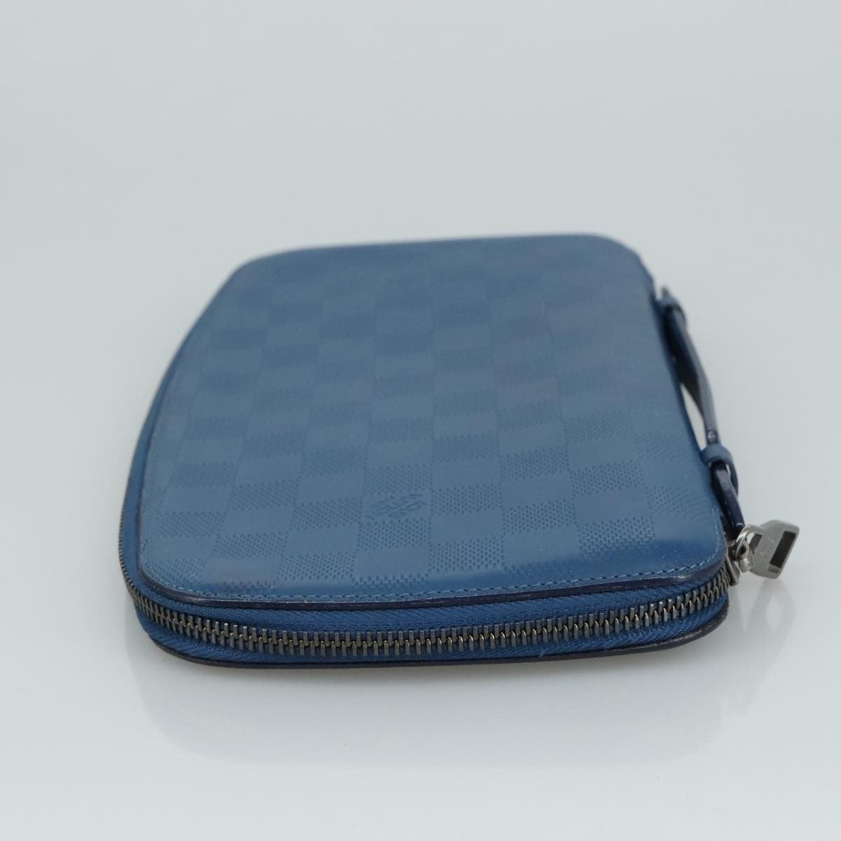 Louis Vuitton Atoll Organizer Wallet Damier Infini Leather, BLUE, LEATHER, Wallets