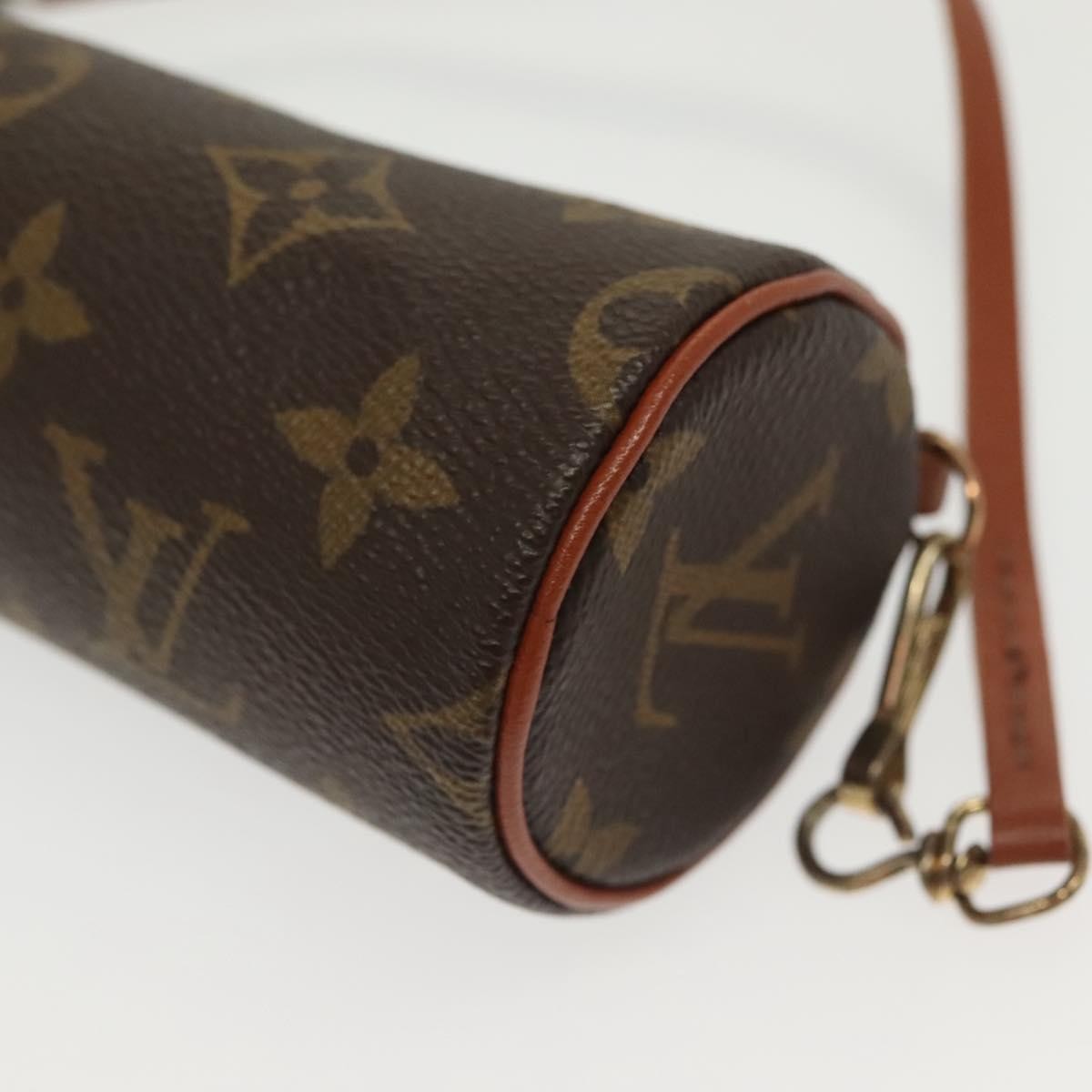 Louis Vuitton Papillon Pochette Monogram Canvas, BROWN, CANVAS, Handbag
