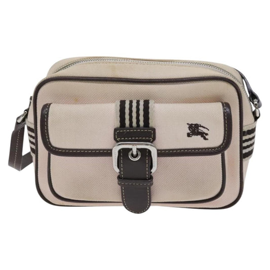 Burberry Nova Check Blue Label Canvas, PINK, CANVAS, Shoulder bag