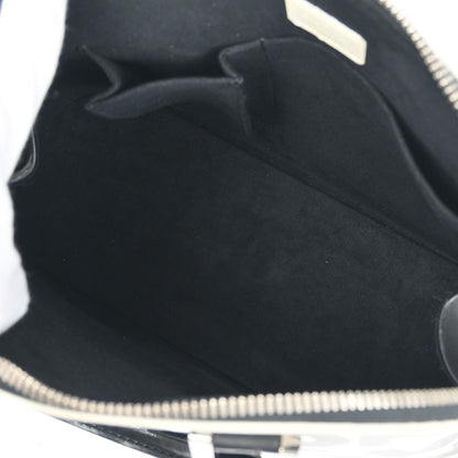 Louis Vuitton Alma Handbag Limited Edition Graffiti Leather, BLACK, LEATHER, Handbag