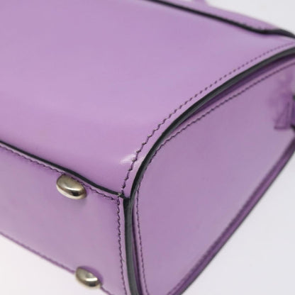 Celine Shoulder Bag Leather, PURPLE, LEATHER, Shoulder bag