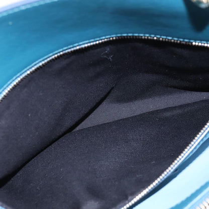 Bvlgari Handbag Leather, TURQUOISE, LEATHER, Handbag