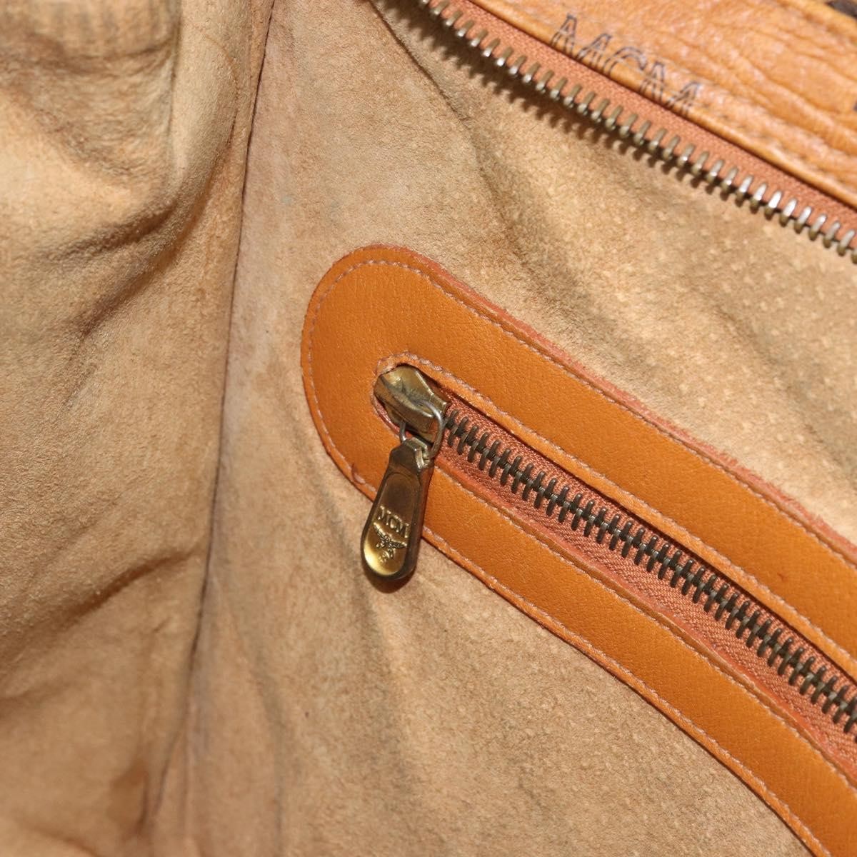 MCM Vintage Visetos Tote bag Canvas, BROWN, CANVAS, Tote bag