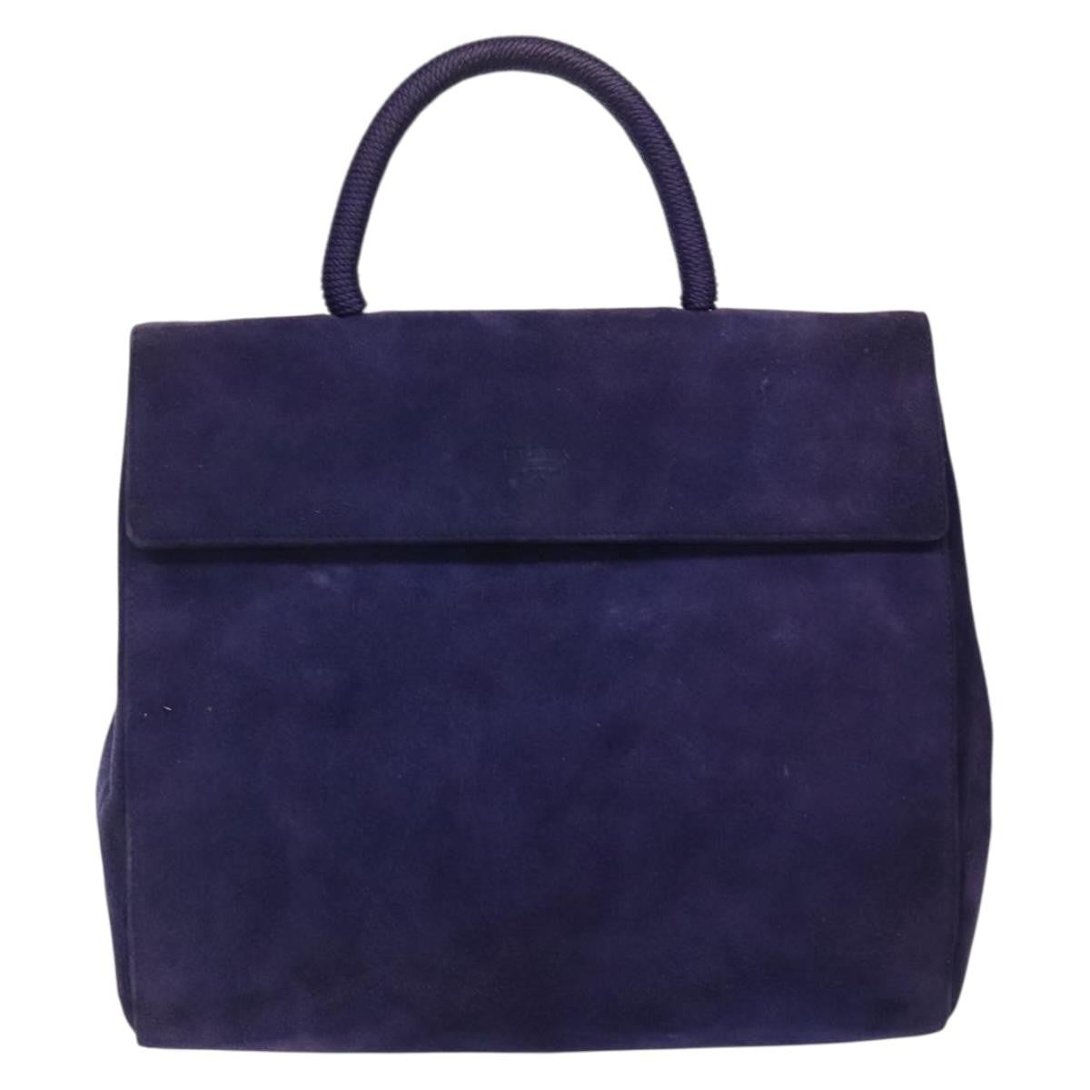 Prada Vintage Handbag Suede, PURPLE, SUEDE, Handbag