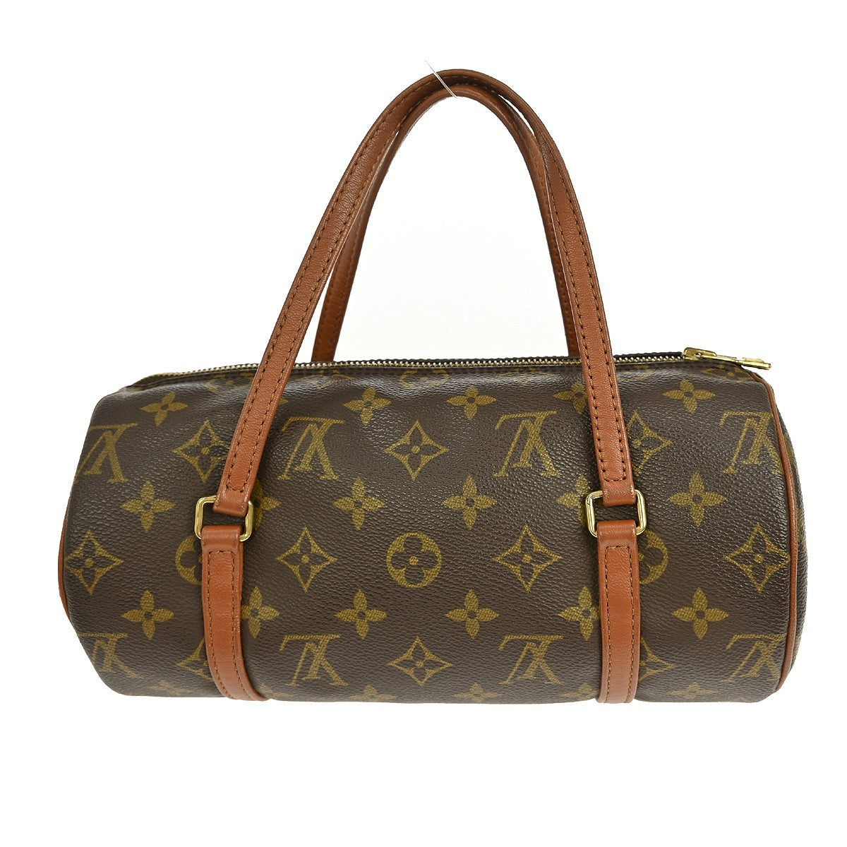 Louis Vuitton Papillon Handbag Monogram Canvas, BROWN, CANVAS, Handbag