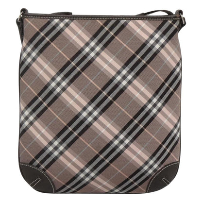 Burberry Nova Check Blue Label Canvas, PINK, CANVAS, Shoulder bag