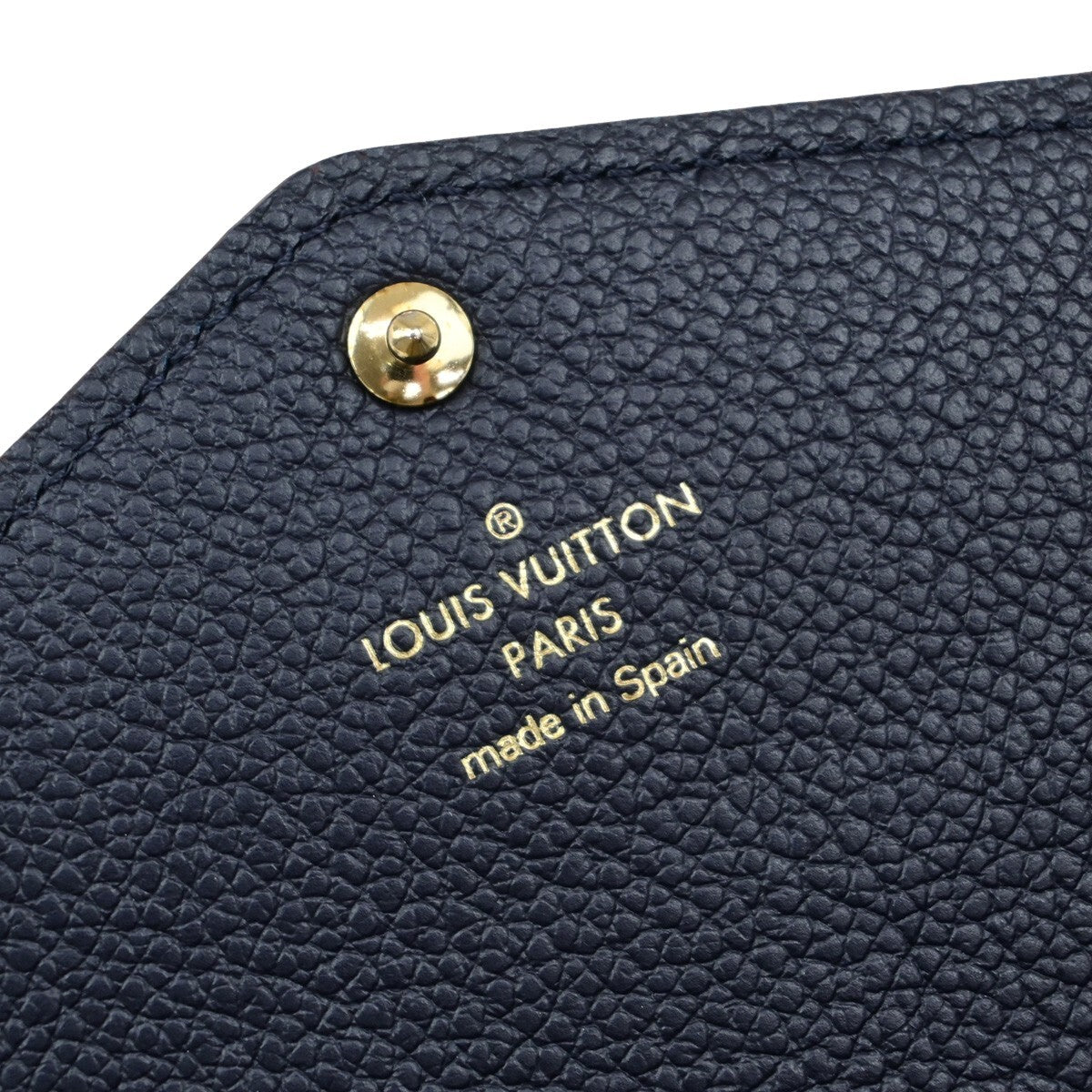 Louis Vuitton Sarah Wallet NM Monogram Empreinte Leather, NAVY, LEATHER, Wallets