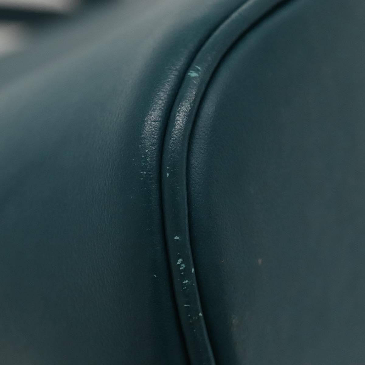 Bvlgari Handbag Leather, TURQUOISE, LEATHER, Handbag