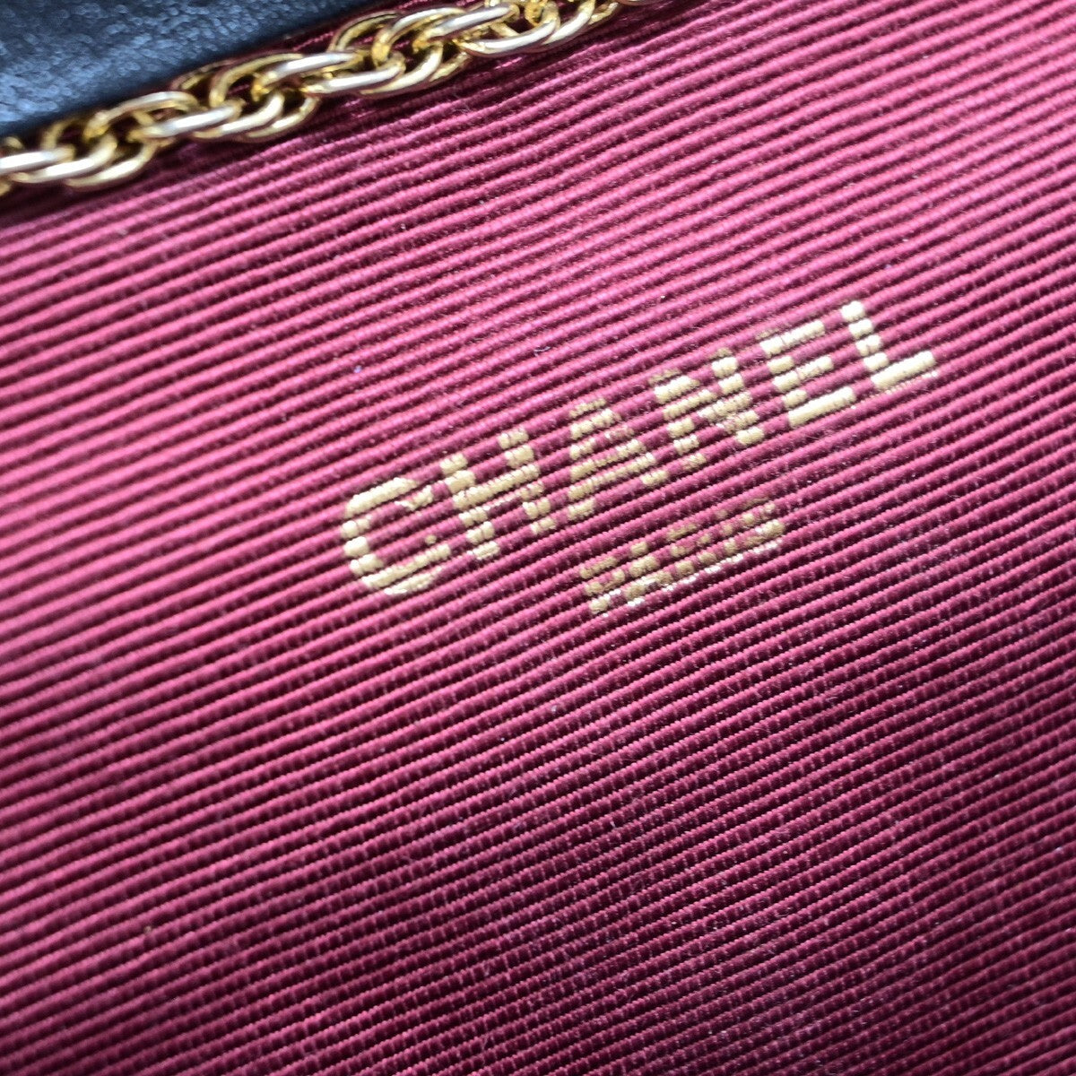Chanel Vintage Round Flap Bag Quilted Lambskin, Black, Leather, Handbag