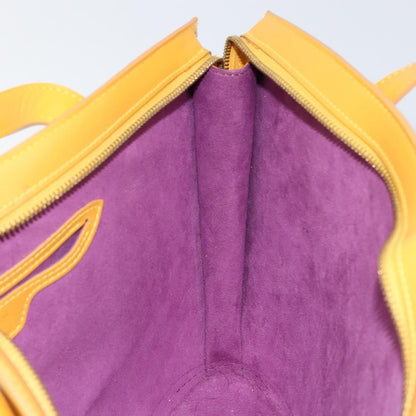 Louis Vuitton Saint Jacques Handbag Epi Leather, YELLOW, LEATHER, Shoulder bag