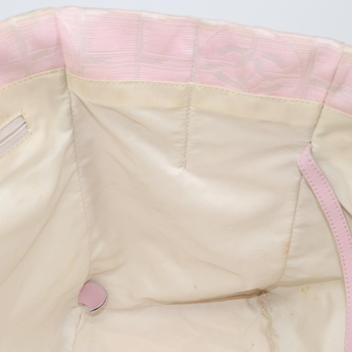 Chanel Travel Line Tote Nylon, PINK, NYLON, Tote bag