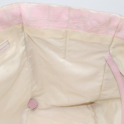 Chanel Travel Line Tote Nylon, PINK, NYLON, Tote bag