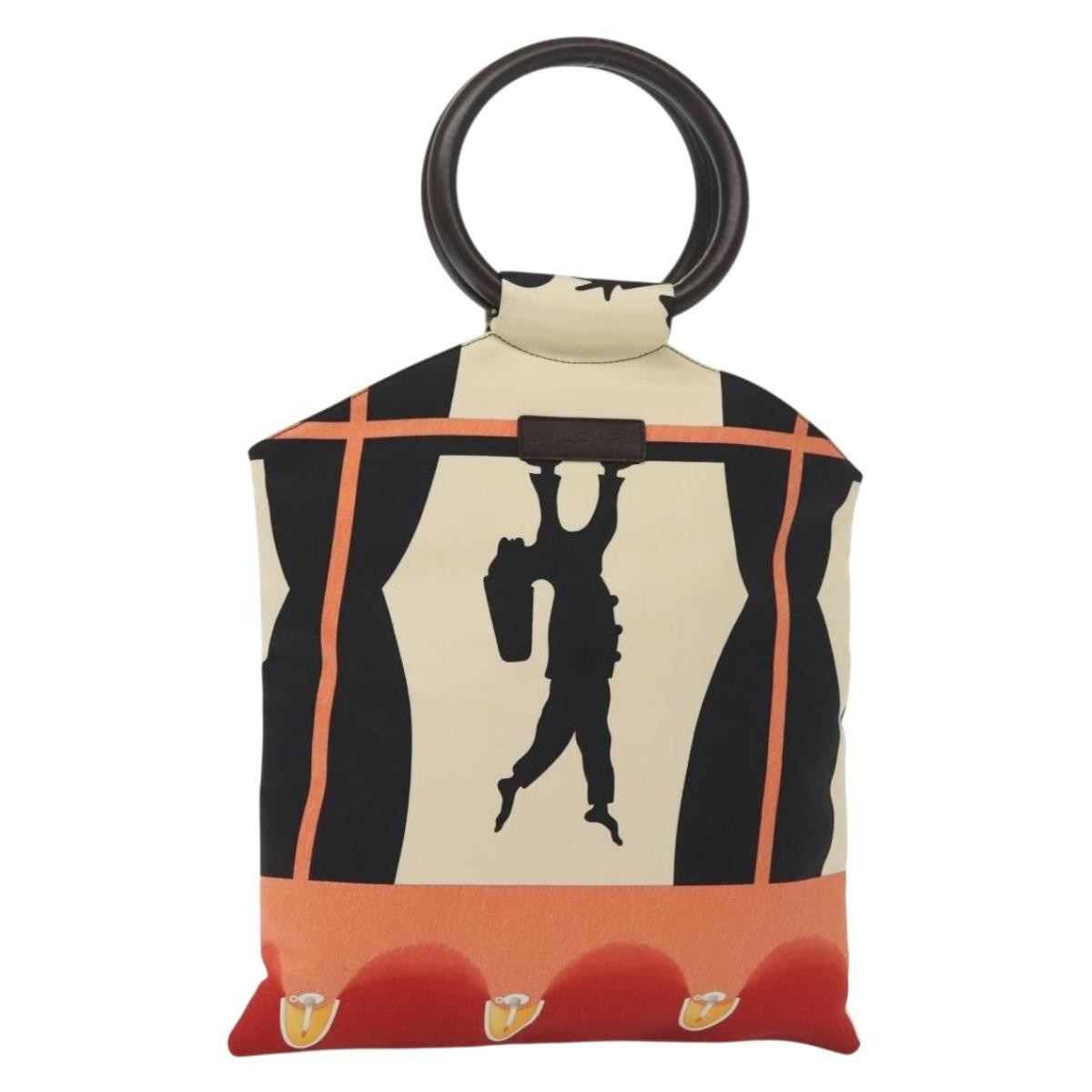 Bvlgari Handbag Canvas, BEIGE, CANVAS, Handbag