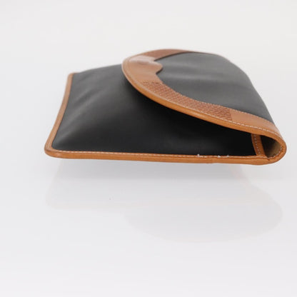 Christian Dior Clutch bag Leather, BLACK, LEATHER, Clutche & pouche