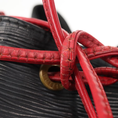 Louis Vuitton Bicolor Noe Handbag Epi Leather, BLACK, LEATHER, Handbag